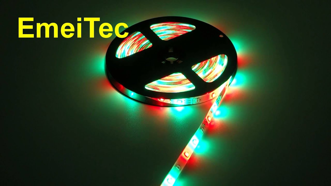 Waterproof LED RGB Strip Light SMD3528 IP65 Fiexble Light 60LED/M 5M + Adapter
