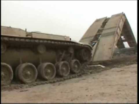 Marines Demonstrate Amazing Tank Launched Bridge.wmv