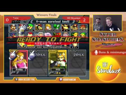 Yamz vs hdBryan - HD Sundaze V - Melee Winners Finals