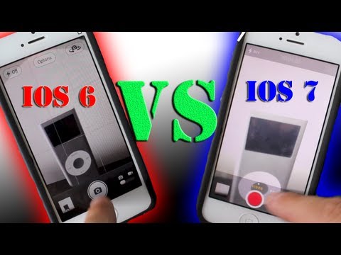 iOS 6 VS iOS 7 Hands On Comparison Using The iPhone 5