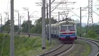 preview picture of video 'ЭР9М-513 рейсом 7437/7438 (Киевский городской электропоезд)'