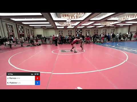 127 Lbs Semifinal - Jackeline Ramos, New Jersey Vs Kira Pipkins, NJ Scorpions Wrestling School, LL