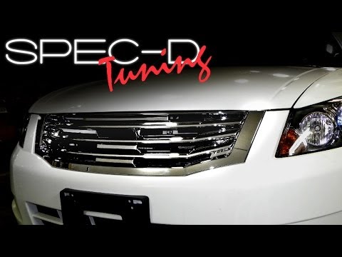 SPECDTUNING INSTALLATION VIDEO: 2008 AND UP HONDA ACCORD  FRONT GRILLE