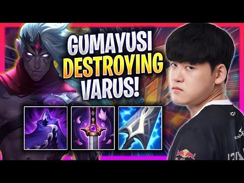 GUMAYUSI DESTROYING WITH VARUS! - T1 Gumayusi Plays Varus ADC vs Miss Fortune! | Season 2024