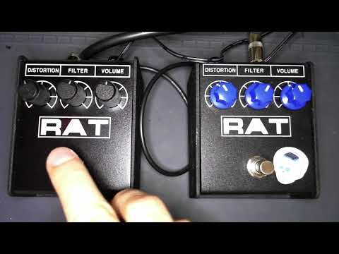 ProCo RAT Comparison (LM308 Mod vs. Stock)