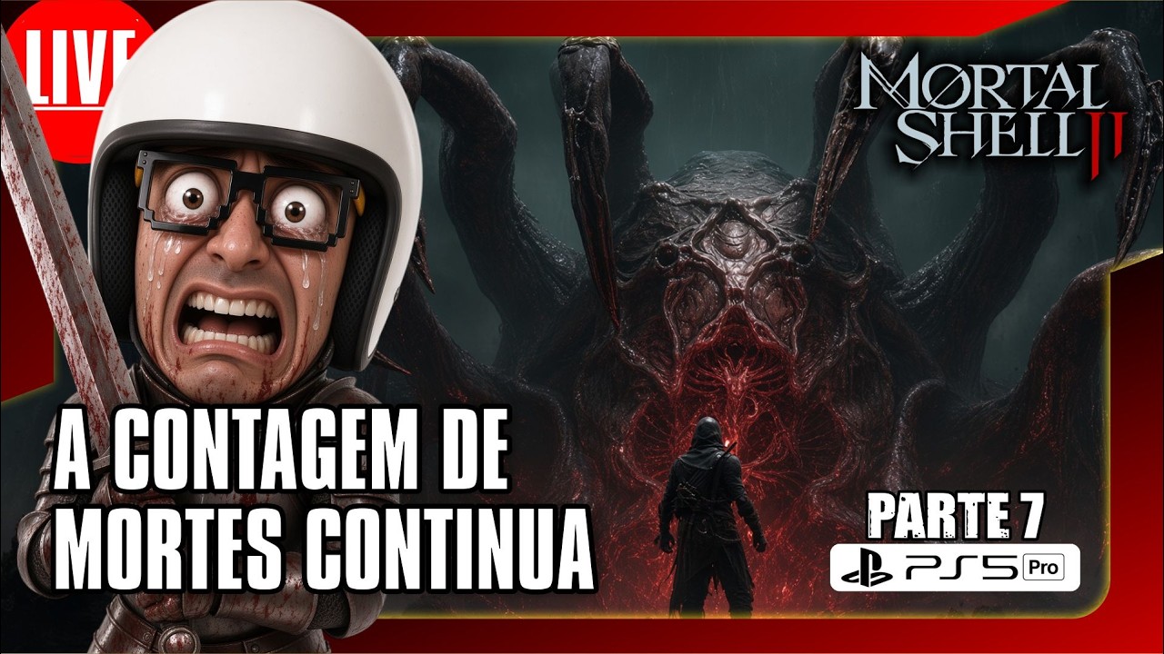🎮🚨 AO VIVO - A CONTAGEM DE MORTES CONTINUA NO Mortal Shell II - PS5 Pro - PARTE 7 #mortalshellii