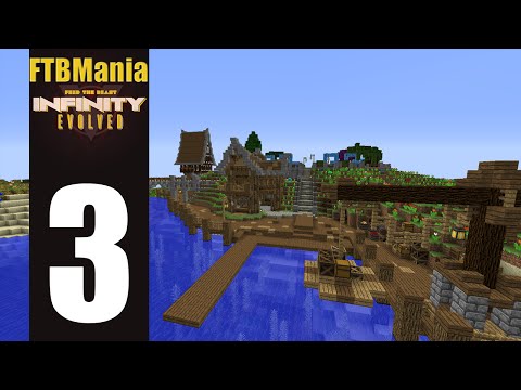 FTBMania #3 - Stavba Spawnu: Přístaviště