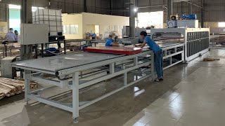 Máy ghép ván cao tần phẳng, đẹp tuyệt vời FC-1060H6 | ghép ván dài đến 6 mét