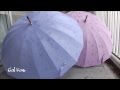 Оригинальный японский зонтик с проявляющимися цветами 