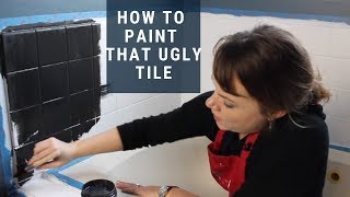 How to Paint Tile | Easy Bathroom Renovation