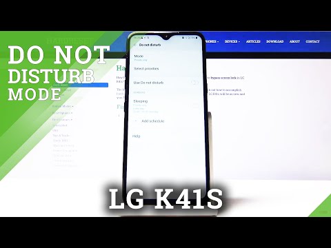 How to Enter Do Not Disturb Mode in LG K41s – Enable DND Mode