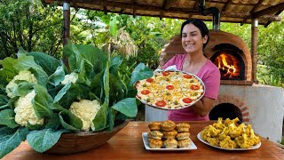 Colhi Couve-Flor e Fiz 3 Receitas Incríveis