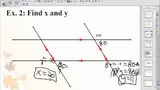 3-2: Angles and Parallel Lines