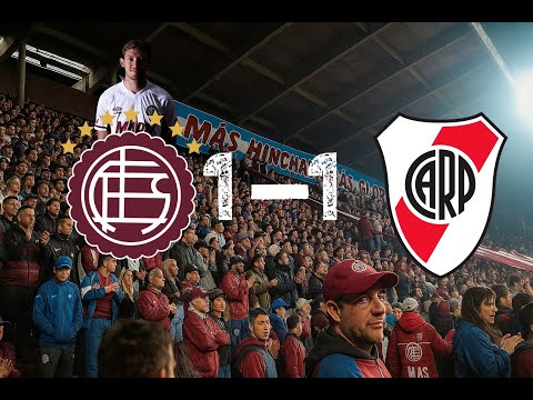 "Hinchada de Lanús: Compilacion Lanús 1 - 1 River  Fecha 6 2025" Barra: La Barra 14 &bull; Club: Lanús