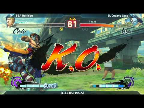 SSF4 AE 2012 Losers Finals SBA Harrison Vs El Cubano Loco |Saturday Night Snapback 5.3