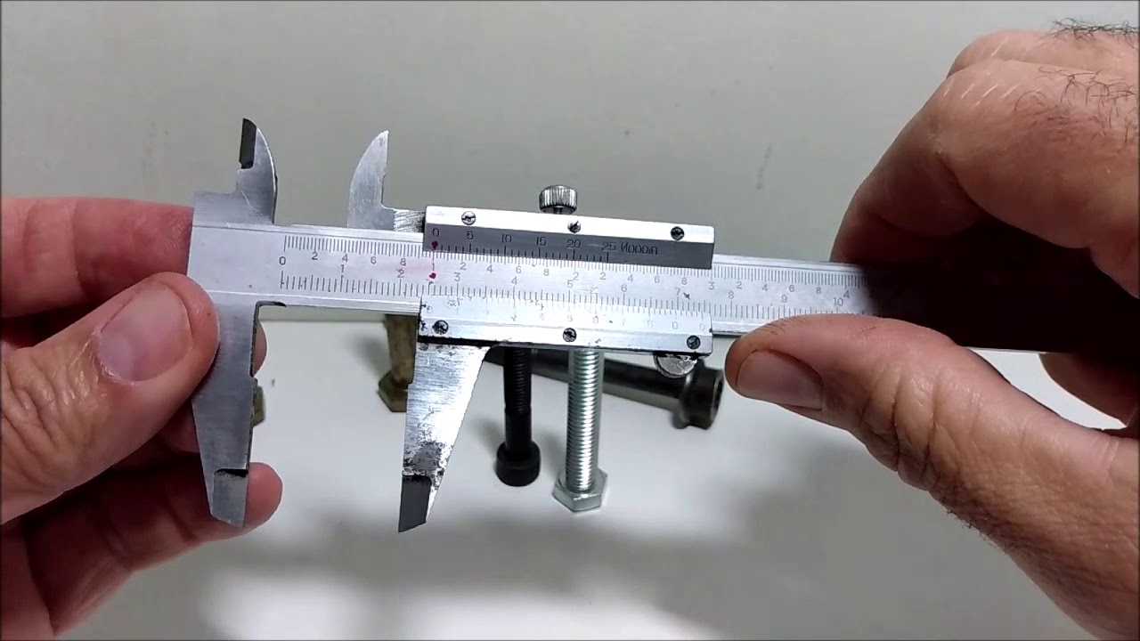 COMO IDENTIFICAR ROSCA DE PARAFUSO Metrologia,Rosca,Milímetro,Polegada,Paquímetro,Micrômetro,Calibre