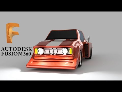 BMW 320 Series Turbo Rendering in Fusion 360