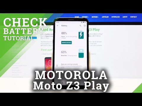 How to Check Battery Percentage in MOTOROLA Moto Z3 Play – Battery Level
