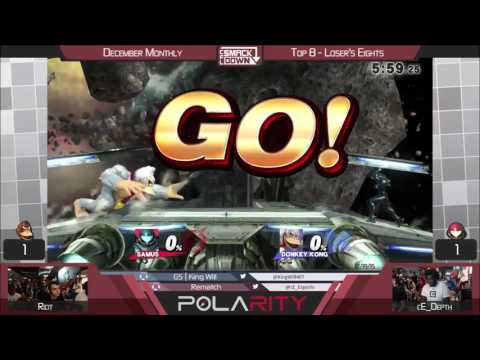 CFLS December Monthly - cE | Depth (Samus) v Riot (Donkey Kong) - Loser's Eights