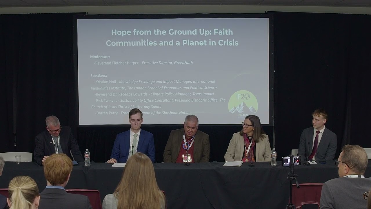 Concurrent Session C3: Hope from the Ground Up: Faith Communities and a Planet in Crisis