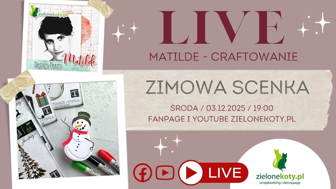 Zimowa scenka z transmisji LIVE | Matilde