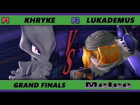 S@X 431 GRAND FINALS - Lukademus (Sheik) Vs. Khryke [L] (Mewtwo) Smash Melee - SSBM