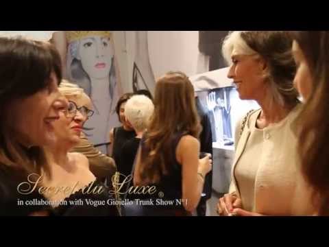 SECRET DU LUXE ROYA Tapis Couture in collaboration with Vogue Gioiello - 17th June 2015