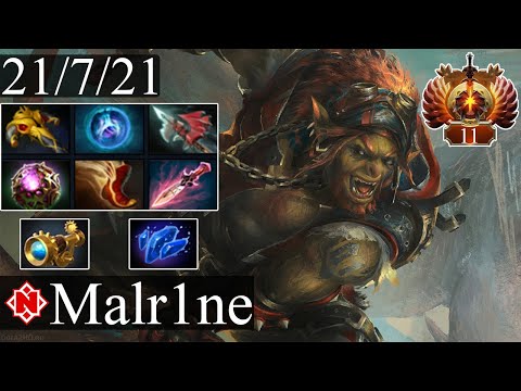 Nemiga.Malr1ne - Batrider | Midlane Gameplay Dota 2 Patch 7.32d
