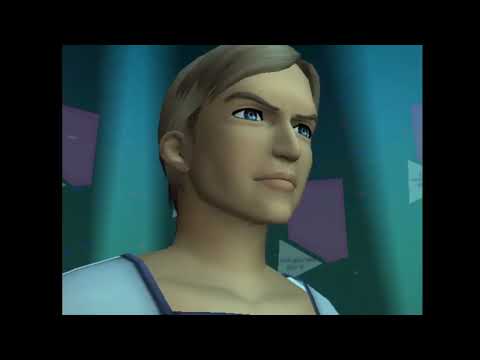 Xenosaga Episode 1 (2002) - Cathedral Ship - Commander Cherenkov cutscenes