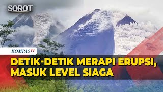 Download lagu Detik-detik Penampakan Merapi Erupsi, Masuk Level Siaga mp3