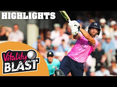 Surrey v Middlesex | Malan Strikes Stunning Century | Vitality Blast 2019 - Highlights