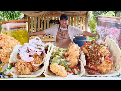 ✅️Receta de TACOS de mariscos y SALSAS TAQUERAS especiales ❣️