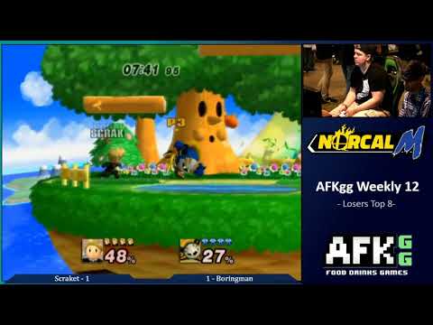 AFK 12 - Boringman (Meta Knight) vs Scraket (Lucas) - Losers Top 8