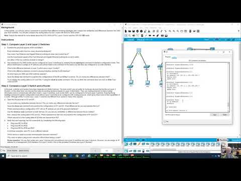 ENSA 11.5.1 Packet Tracer - Compare Layer2 and Layer3 Devices