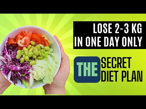 How to Lose 2-3 Kgs in One Day Only | Secret Diet Plan