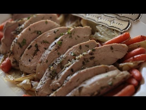 Beth's Herb Roasted Pork Loin Recipe || KIN EATS