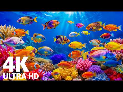 4K Ocean Exploration – Dive Into a Stunning Aquarium & Experience Vibrant Marine Life