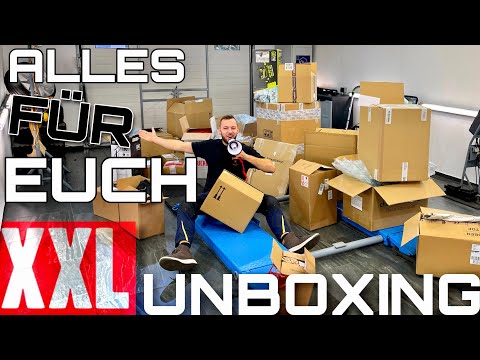UNBOXING XXL ! Alle Gewinne für den AUTO - PFLEGE WEIHNACHTS - LIVESTREAM auf einen BLICK