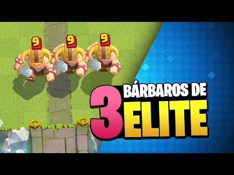 NOVOS 3 BaÌrbaros de Elite do Clash Royale
