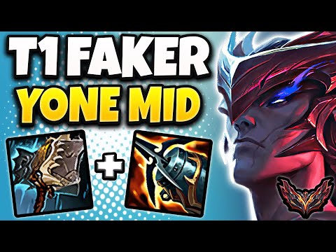 T1 Faker Yone vs Twisted Fate [ MID ] Korea Grandmaster Patch 13.23 ✅