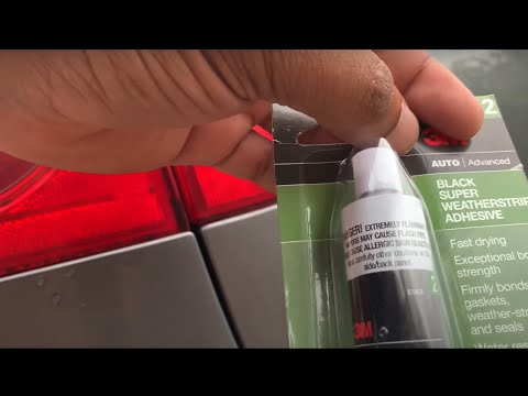 EASY Car badge & Letter Emblem replacement w/ 3M Black Super Weatherstrip Adhesive