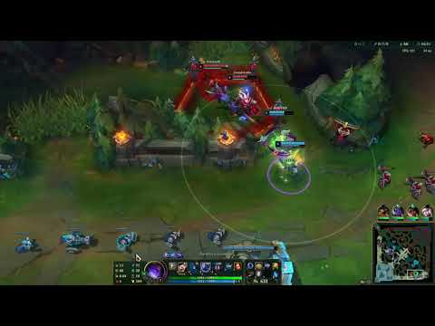 Orianna+Evelynn vs LeBlanc+Hecarim (Stage 3)