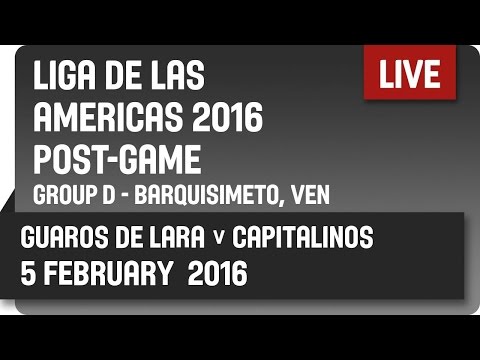 Guaros de Lara(VEN) v Capitalinos (CUB) Post-Game - Group D -  2016 DIRECTV Liga de las Américas