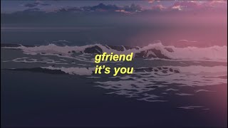 gfriend - it’s you 겨울 끝 (visual lyric video: han/eng)