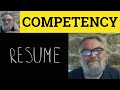 Competency Meaning Competences Defined Competent Business English Competency Competencies