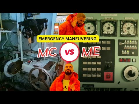 Local Emergency manoeuvring of main engine !  MC vs ME engine, MAN B&W