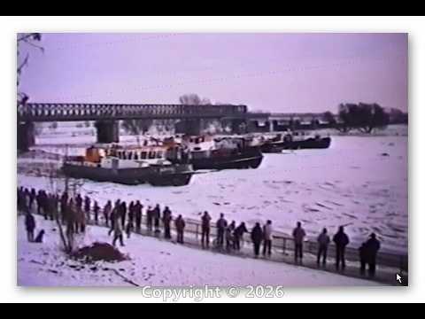 Eisbrecher auf der Elbe 1997