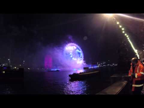 London Fireworks 2015 - New Year's Eve