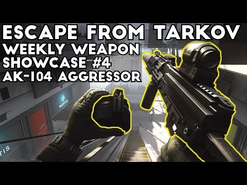 Weekly Weapon Showcase #4 ; AK-104 Aggressor Build - Escape From Tarkov