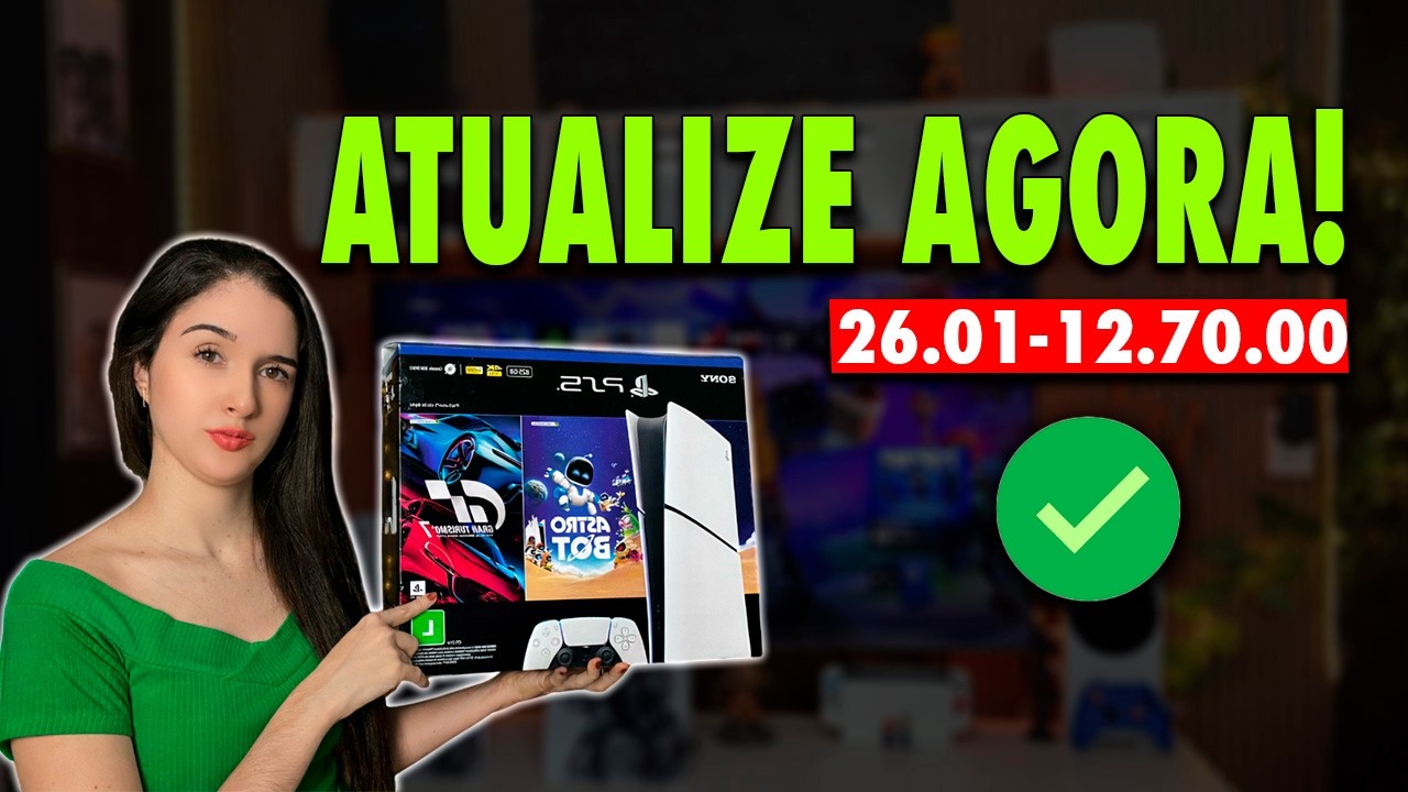 NOVA ATUALIZAÇÃO DO PS5 26.01-12.70.00 - O QUE MUDOU EM 2026?